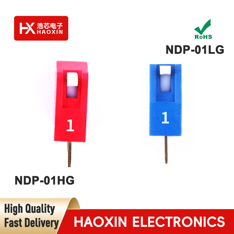 2.54mm 1-Way SPST Standary Piano Type Dip Switches