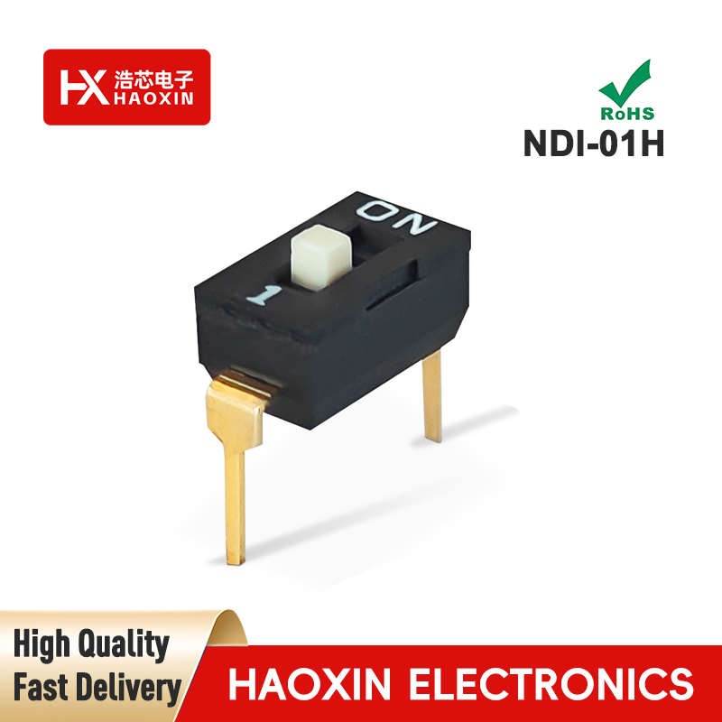 2.54mm 1 Positions SPST Standary IC Type Dip Switches