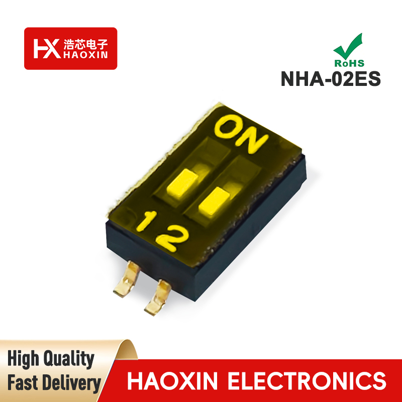 1.27mm 2 Positions SPST Standary SMD&SMT Type Dip Switches