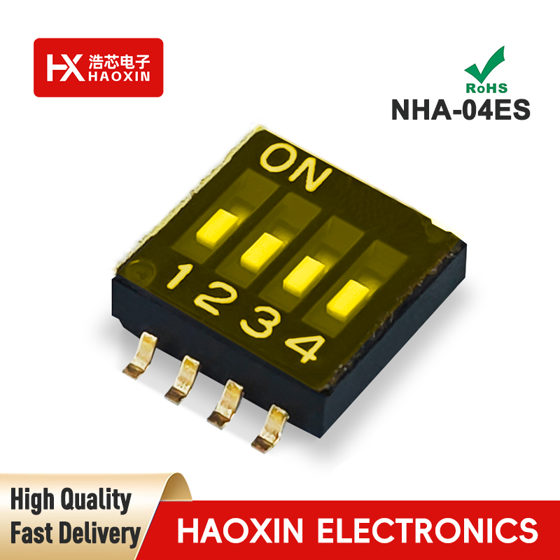 1.27mm 4 Positions SPST Standary SMD&SMT Type Dip Switches